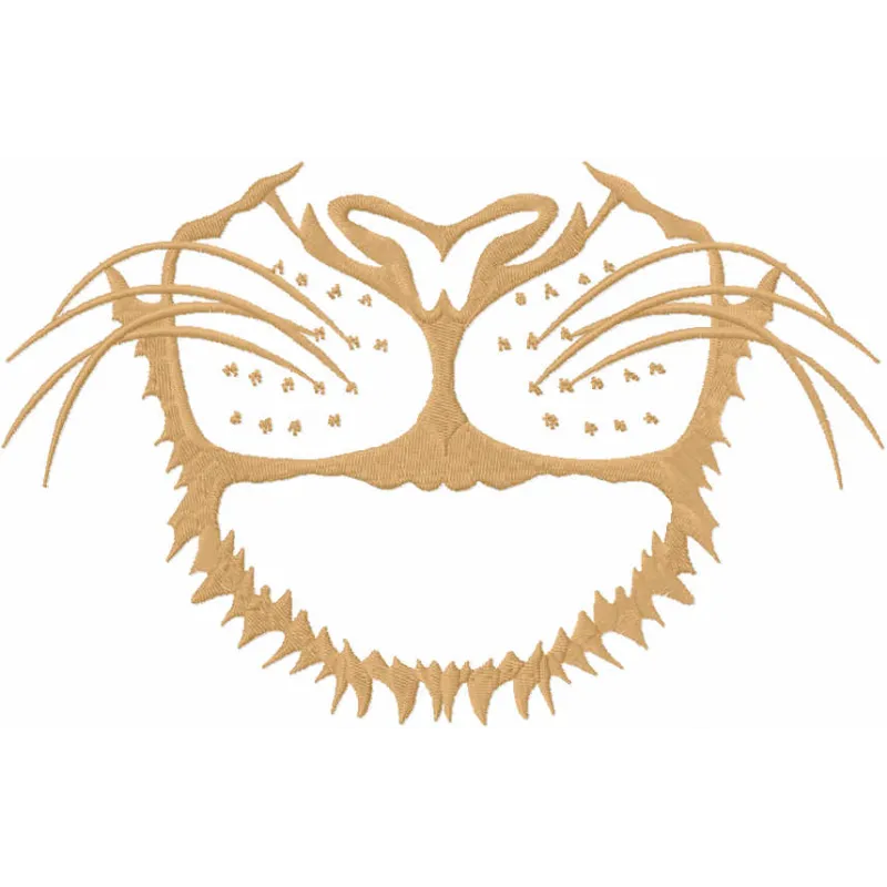 Lion Mask Stitching Pattern for Festive Celebrations