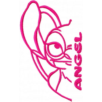 Angel One-Color Stitching Pattern | Lilo & Stitch