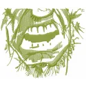 Hulk Face Mask Stitching Pattern for Costume Crafters