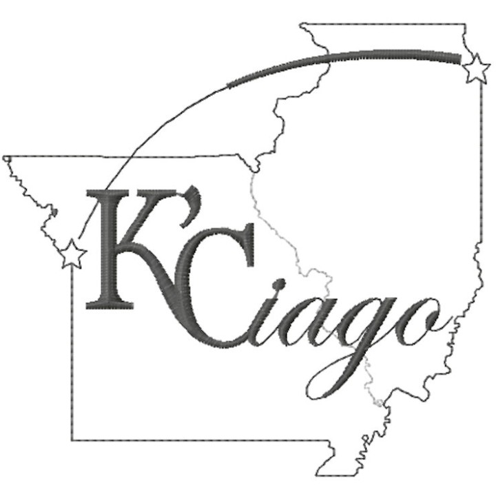 KaCiago logo embroidery design - Embroidery Design