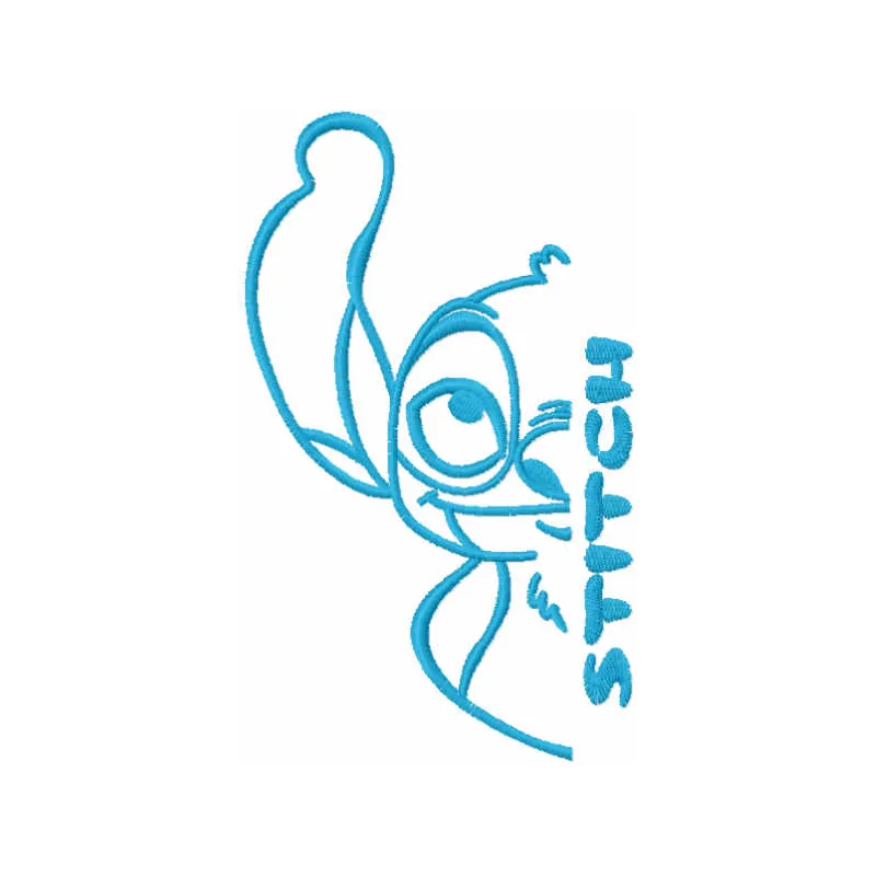 Stitch One Color Embroidery Pattern