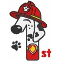Marshall Paw Patrol Stitching Pattern for Kids