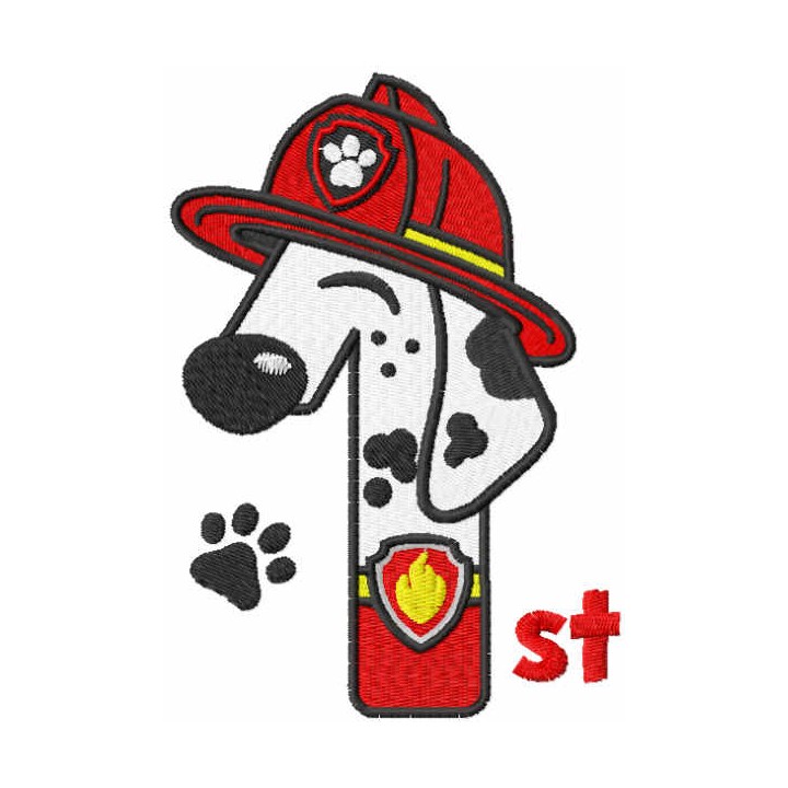 Marshall first embroidery design - Embroidery Design