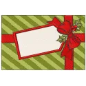 Christmas Box with Label Stitching Pattern