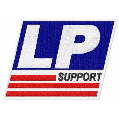 LP Support Logo Stitching Pattern for Athletic Wear