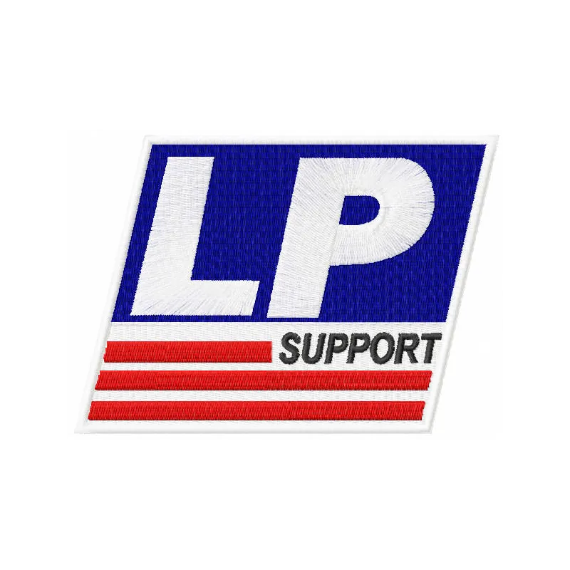 LP Support Logo Stitching Pattern for Athletic Wear