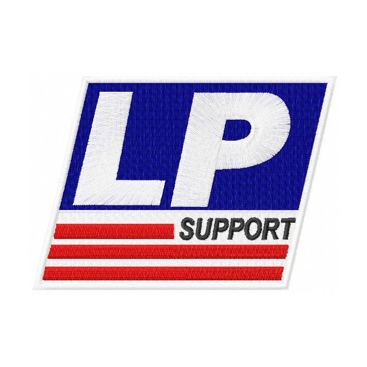 LP Support logo embroidery design - Embroidery Design
