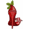 Stylish Heel Stitching Pattern for Holiday Festive Wear