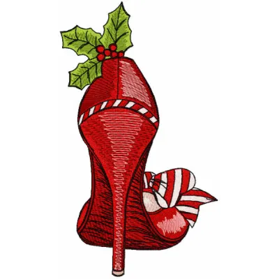 Stylish Heel Stitching Pattern for Holiday Festive Wear
