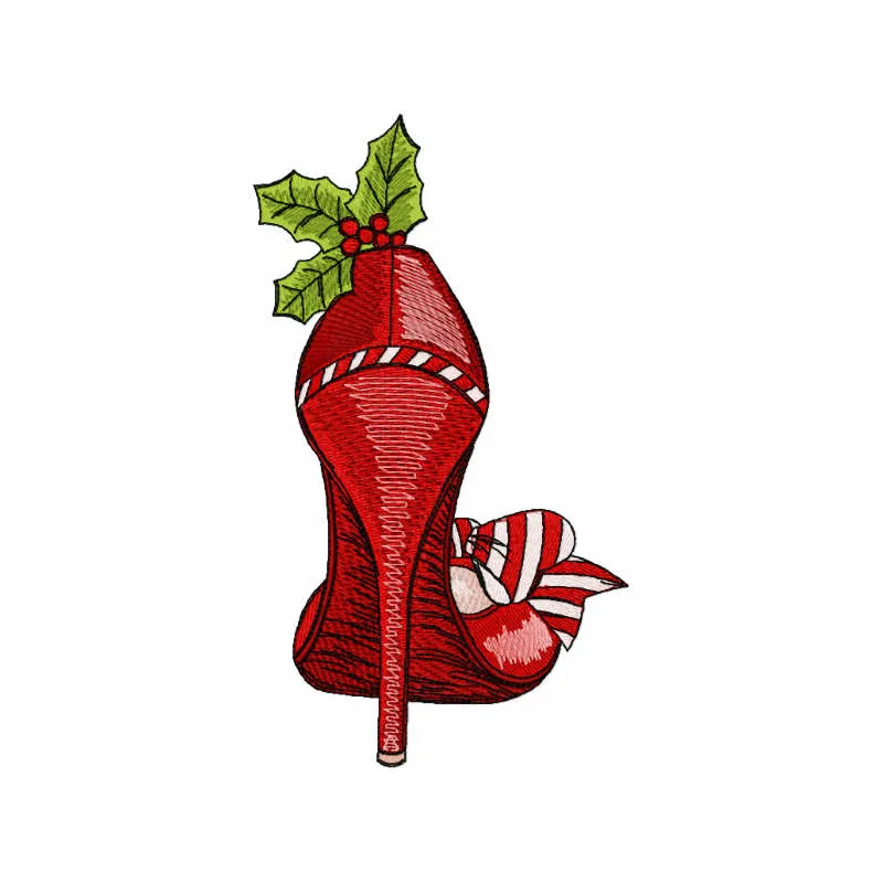 Stylish Heel Stitching Pattern for Holiday Festive Wear