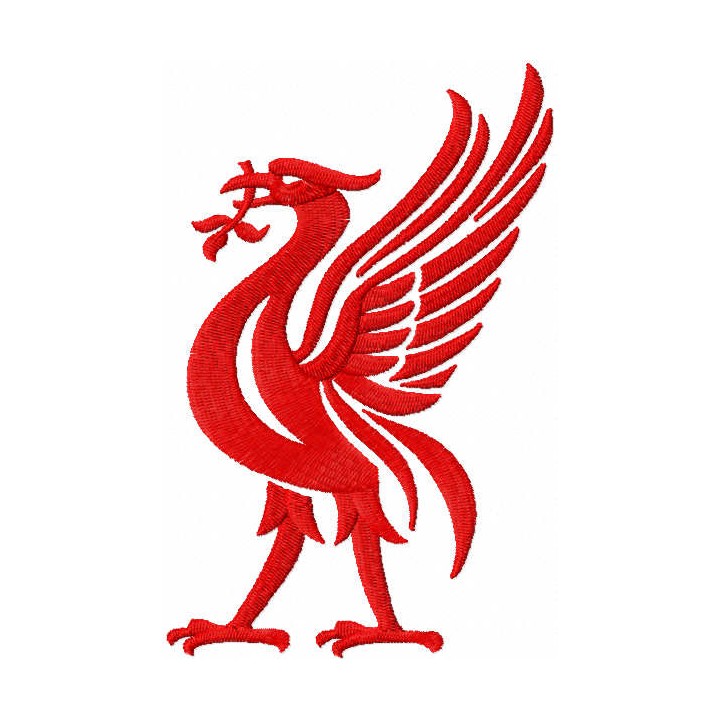 Liverpool football club bird embroidery design - Embroidery Design