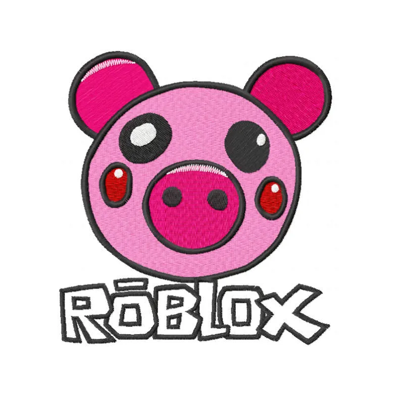 Piggy game embroidery design - Embroidery Design
