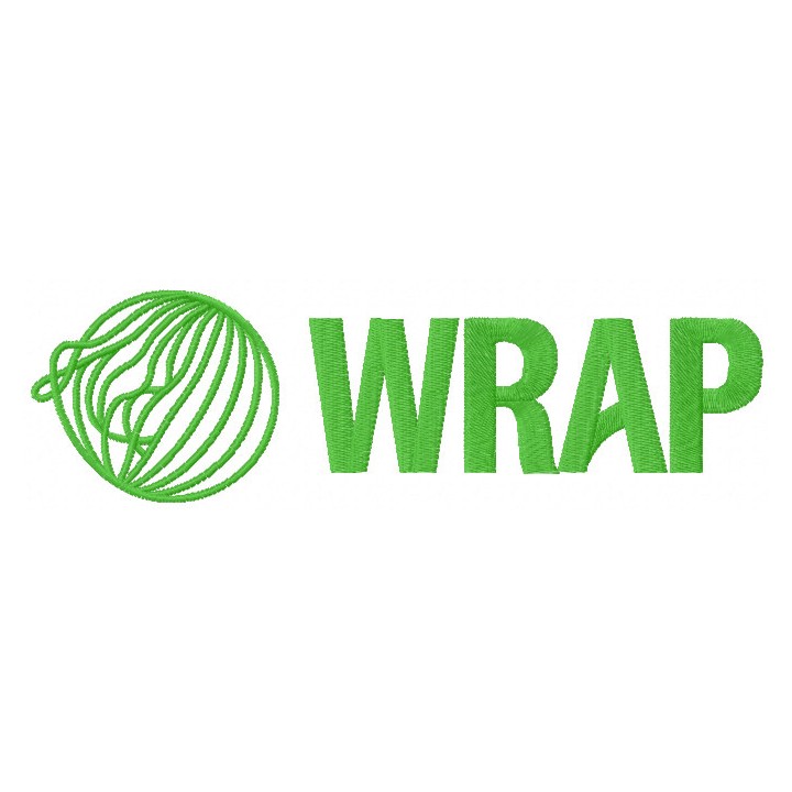 Wrap logo embroidery design - Embroidery Design