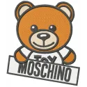 Oso Moschino Toy Logo Stitching Pattern for Fashion