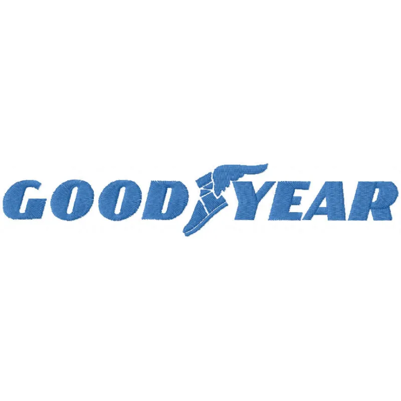Goodyear Logo Stitching Pattern for Motorsport Fans