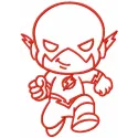 Baby Flash One-Color Stitching Pattern | Avengers