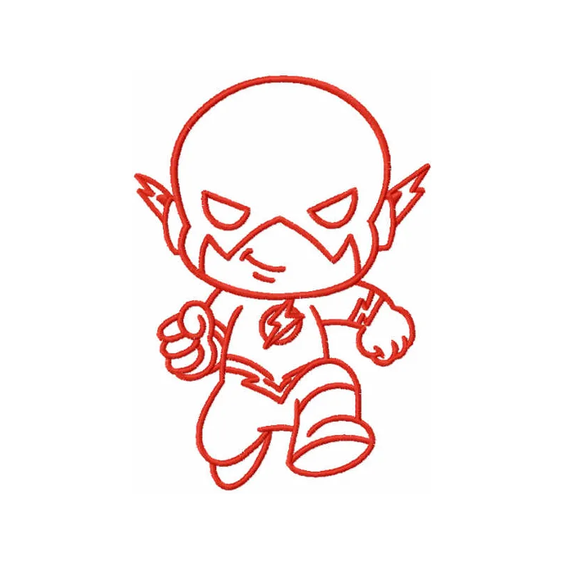 Baby Flash One-Color Stitching Pattern | Avengers