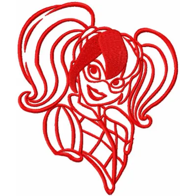 Modern Harley Quinn Stitching Pattern for Rebels