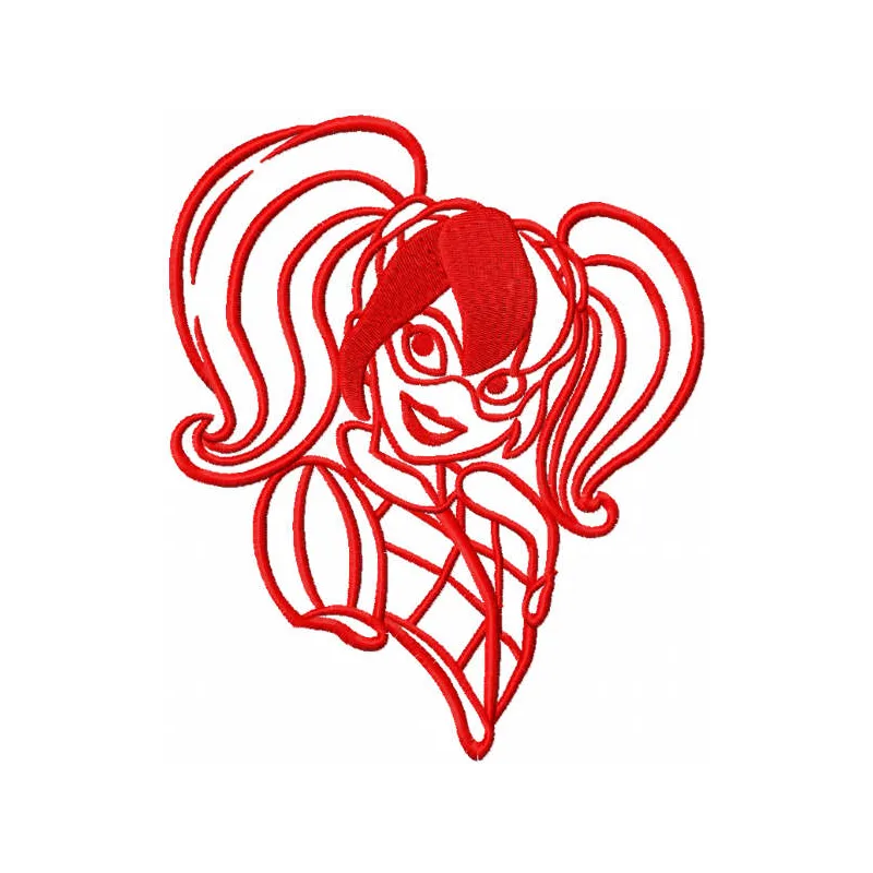 Modern Harley Quinn Stitching Pattern for Rebels