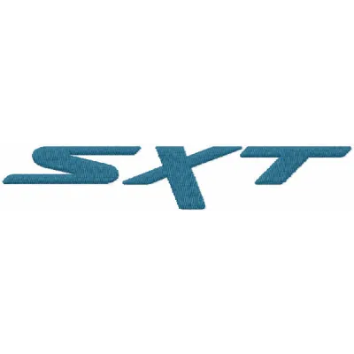 Charger SXT Logo Stitching Pattern for Automotive Fans