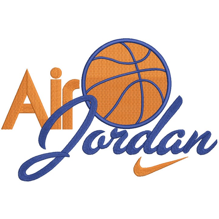Air jordan logo embroidery design - Embroidery Design