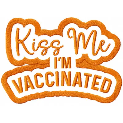 Vaccination Pride Stitching Pattern | One-Color Design