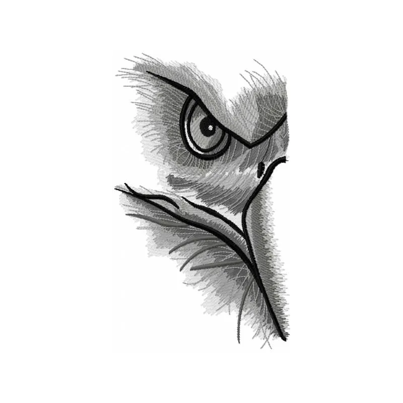Eagle Gaze Stitching Pattern for Men's Apparel