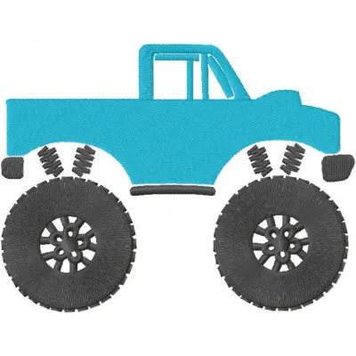 Monster Track Car Stitching Pattern | Automotive Design