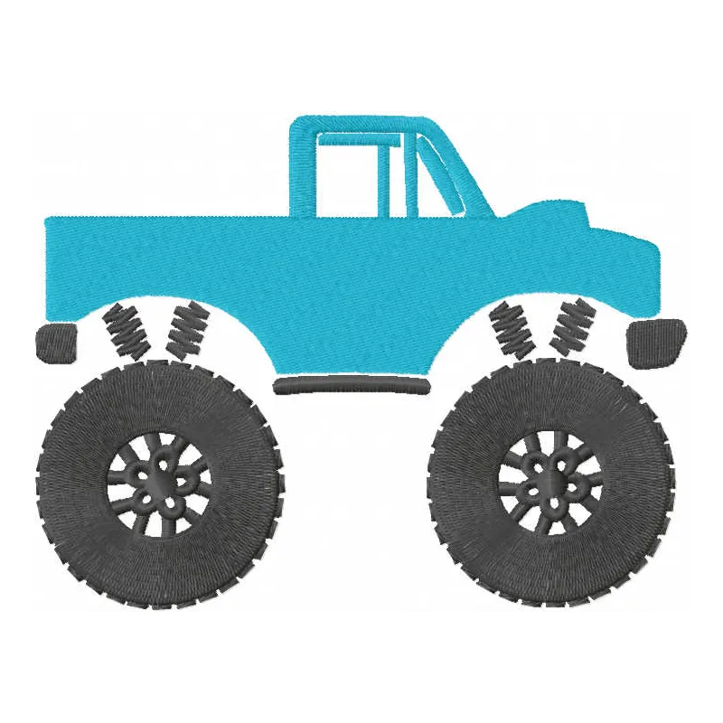 Monster Track Car Stitching Pattern | Automotive Design
