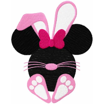 Adorable Easter Minnie Baby Stitching Pattern
