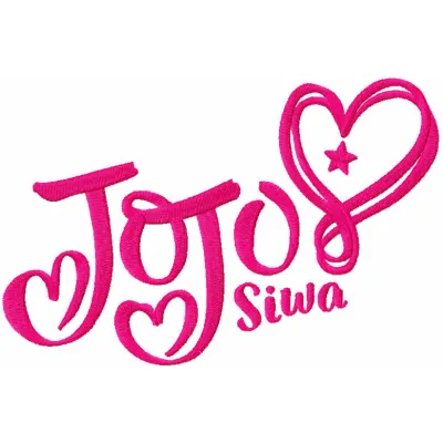 JoJo Siwa Logo Stitching Pattern for Fans