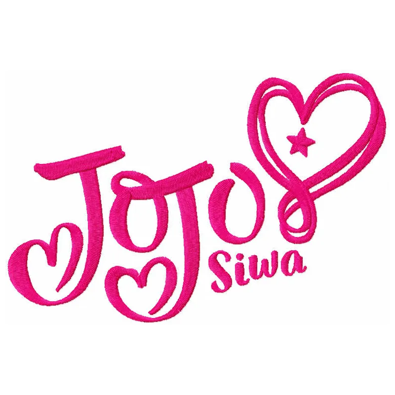 JoJo Siwa Logo Stitching Pattern for Fans