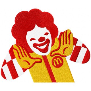 Don't worry Ronald embroidery design - Embroidery Design