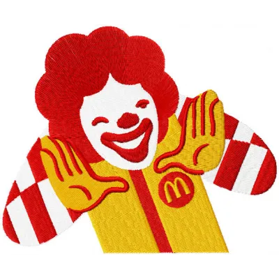 Don't worry Ronald embroidery design - Embroidery Design