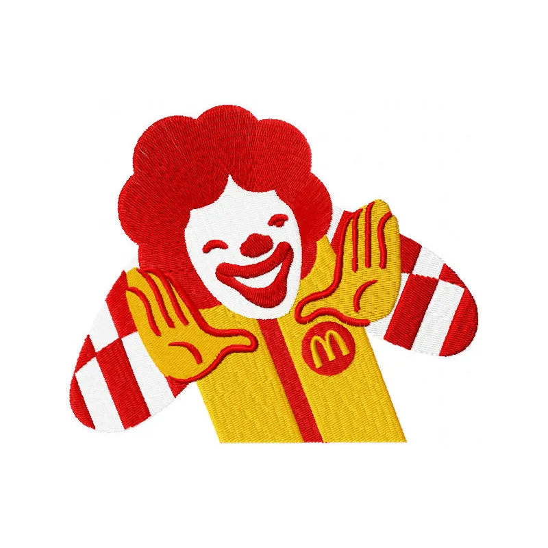 Don't worry Ronald embroidery design - Embroidery Design