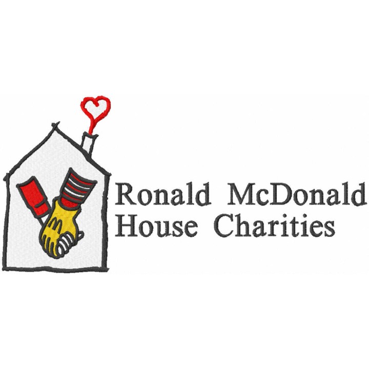 Ronald McDonald House Charities embroidery design - Embroidery Design