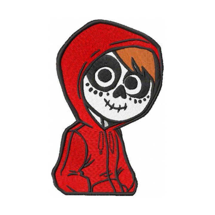 Miguel Rivera coco embroidery design - Embroidery Design