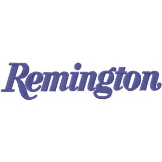 Remington wordmark logo embroidery design - Embroidery Design