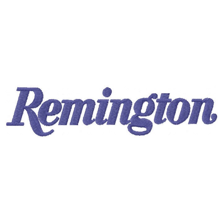 Remington wordmark logo embroidery design - Embroidery Design