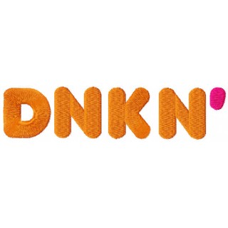 DNKN logo 2  embroidery design - Embroidery Design
