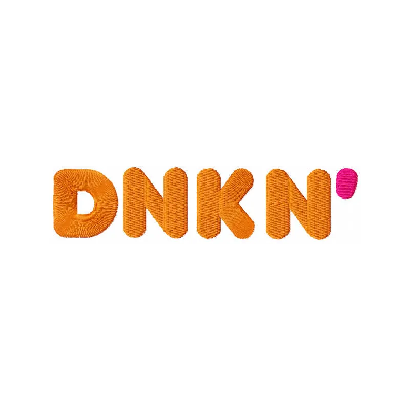 DNKN logo 2  embroidery design - Embroidery Design