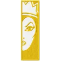 Maleficent Bookmark Stitching Pattern for Crafters