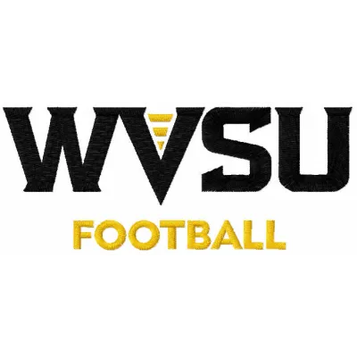 WVU Football Logo Stitching Pattern for Game Day Gear