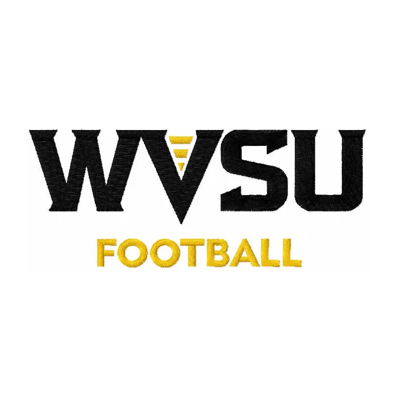 WVU Football Logo Stitching Pattern for Game Day Gear