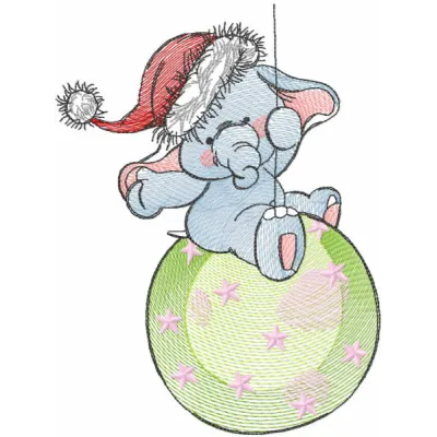 Tattered Christmas Circus Stitching Pattern for Kids