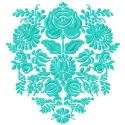 Big flower decoration embroidery design - Embroidery Design