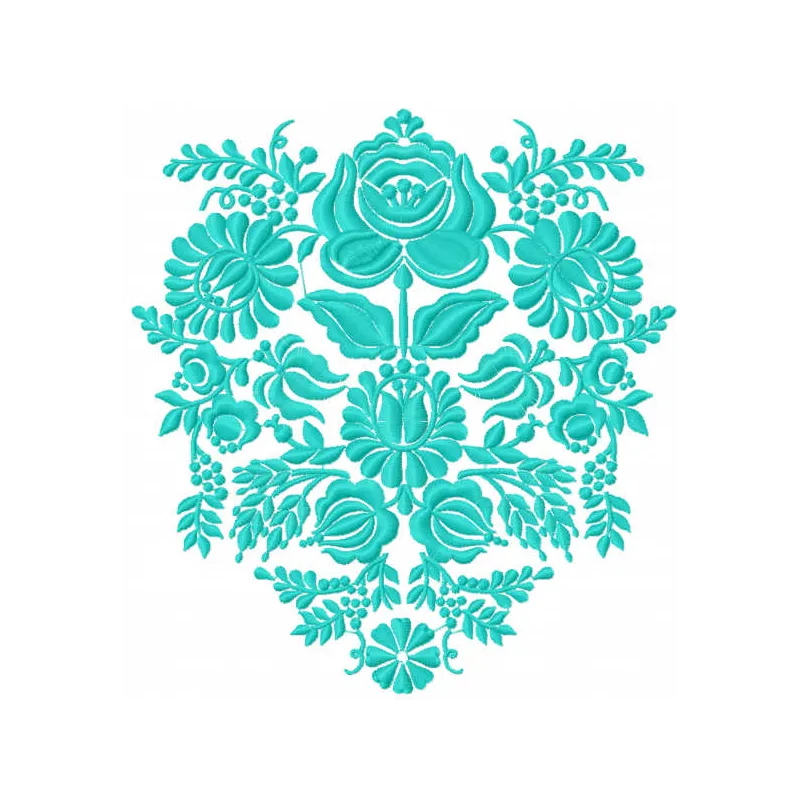 Big flower decoration embroidery design - Embroidery Design