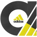 Adidas Two-Color Logo Stitching Pattern