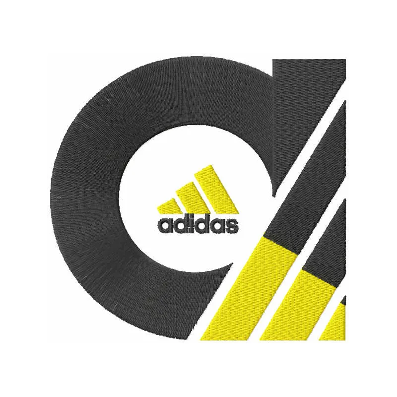 Adidas Two-Color Logo Stitching Pattern