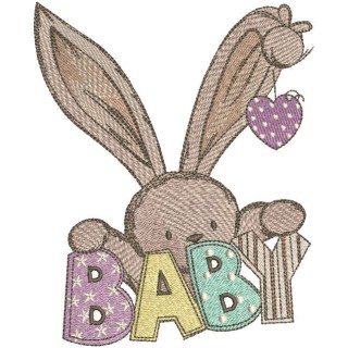 Welcome baby embroidery design - Embroidery Design